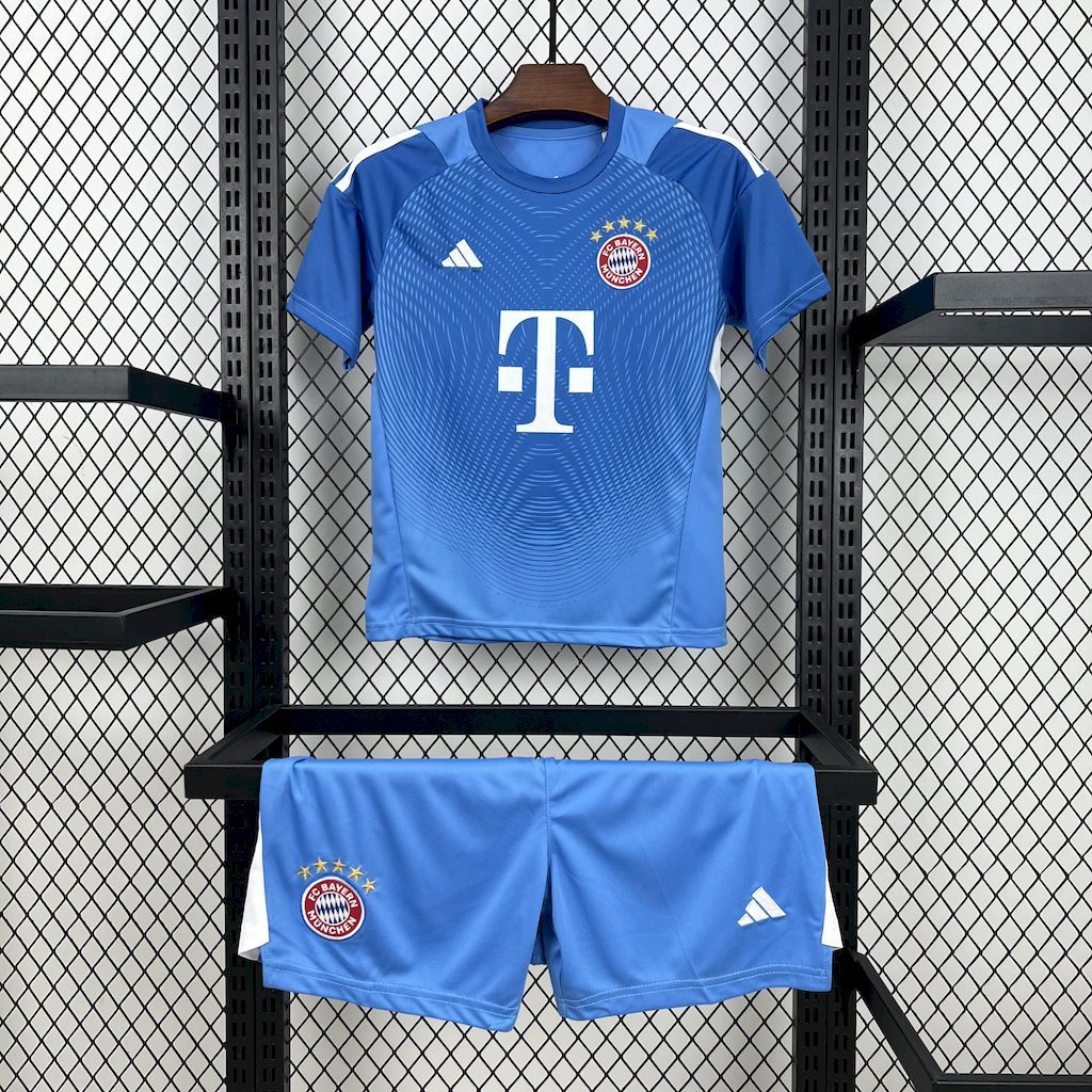 Kit Infantil Bayern de Munique  2025/2026 Camisa + Short Goleiro