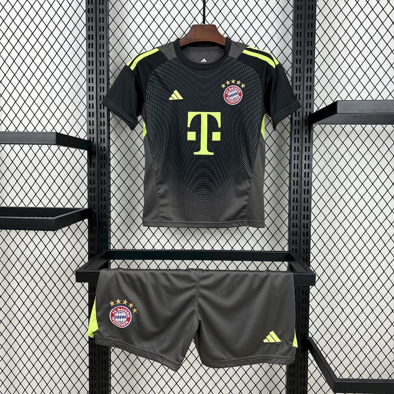 Kit Infantil Bayern de Munique  2025/2026 Camisa + Short Goleiro