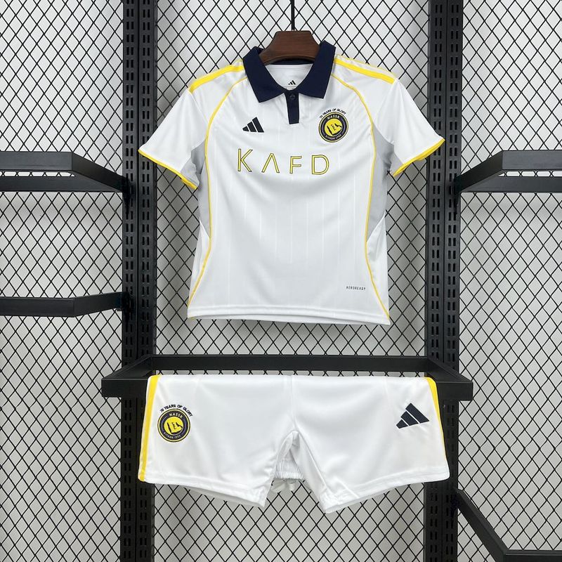 Kit Infantil Al-Nassr  2025/2026 Camisa + Short