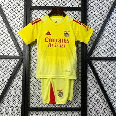 Kit Infantil Benfica Goleiro 2025/2026 Camisa + Short