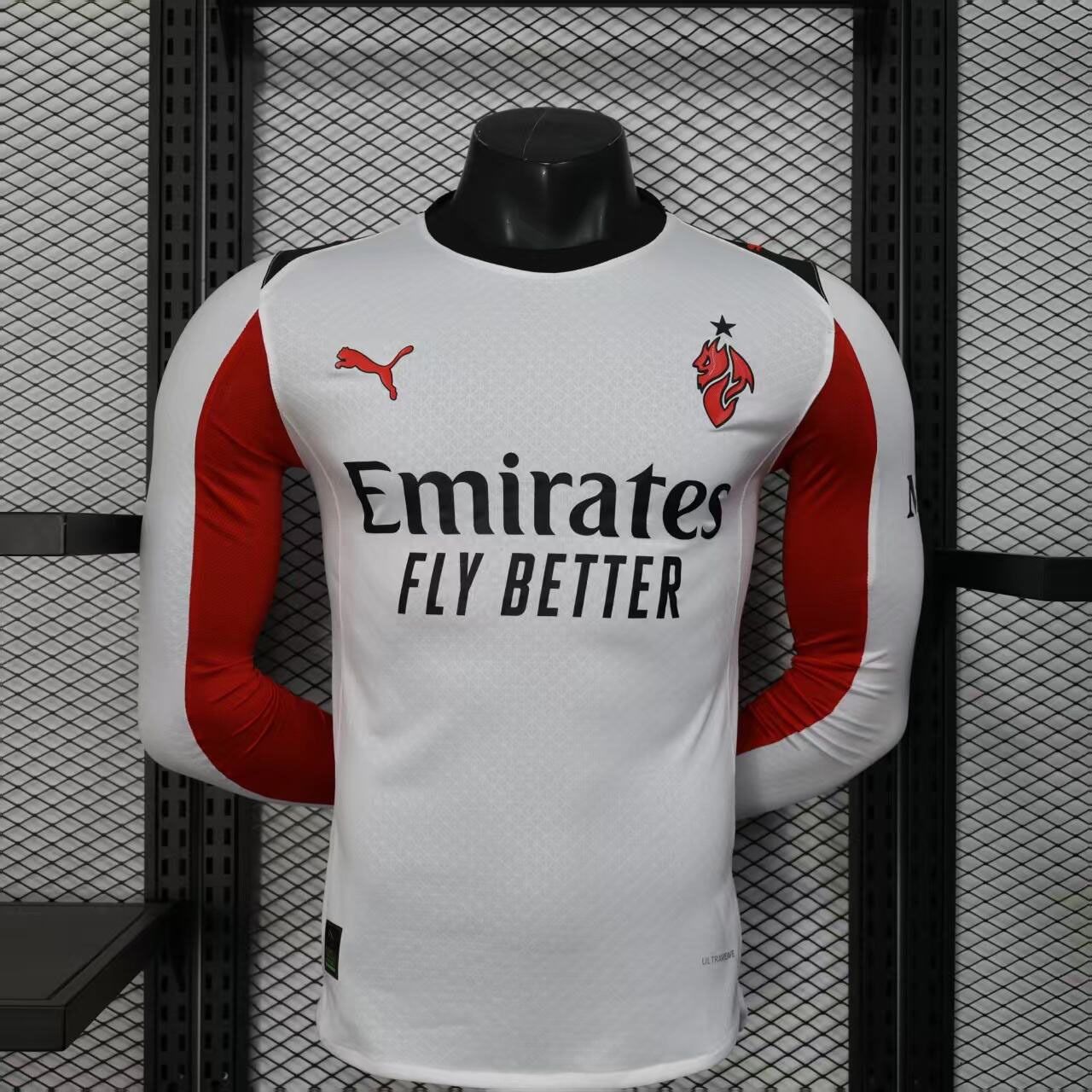 Camisa Milan 2025/2026 Manga Longa Jogador