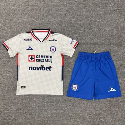 kit Camisa Infantil Cruz Azul Away 2025/2026