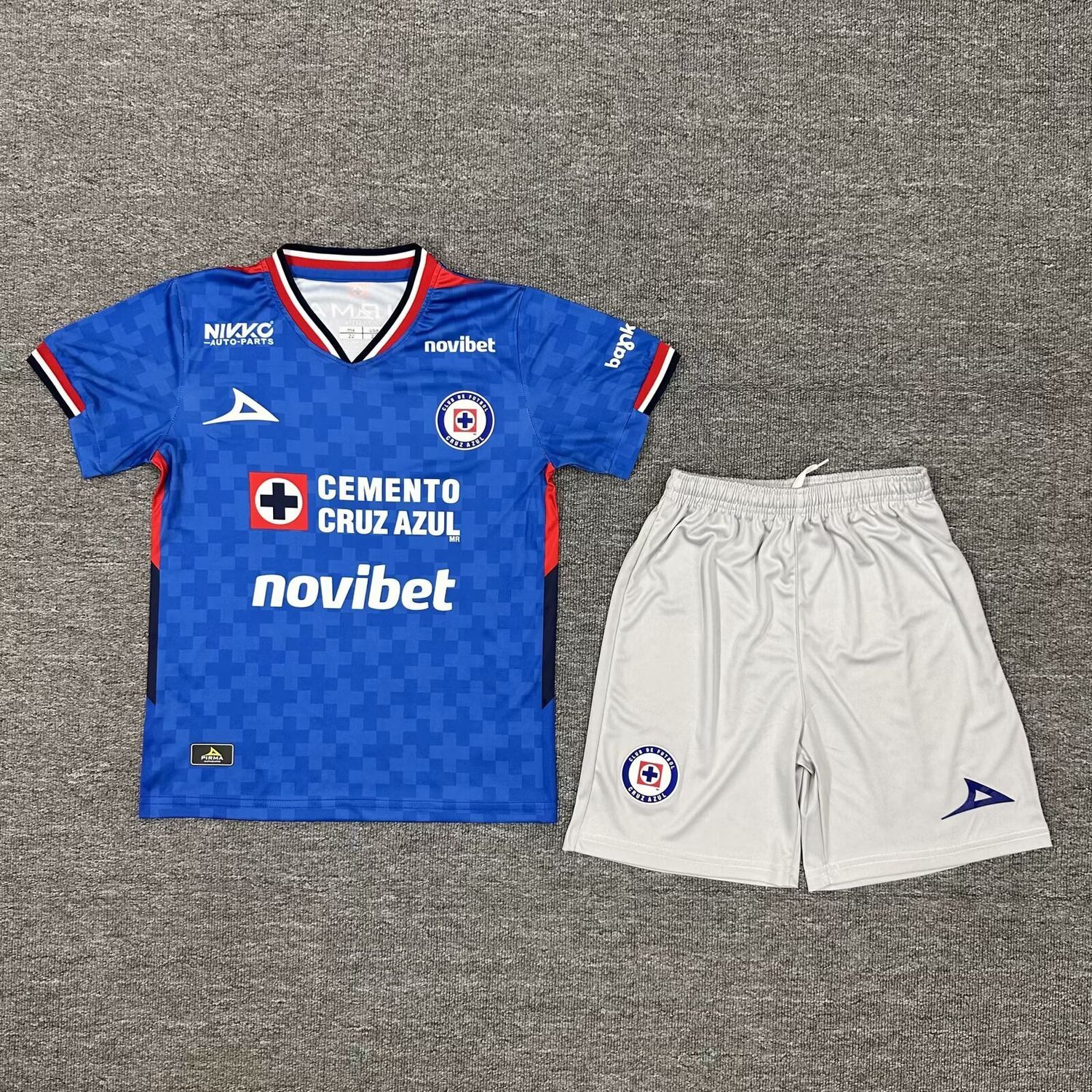 kit Camisa Infantil Cruz Azul Home 2025/2026