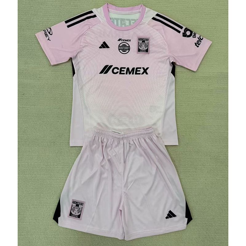 kit Camisa Infantil Tigres UANL 2025/2026 Goleiro