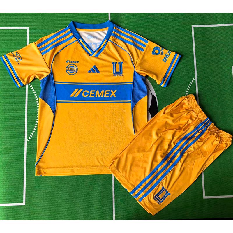 kit Camisa Infantil Tigres UANL Home 2025/2026