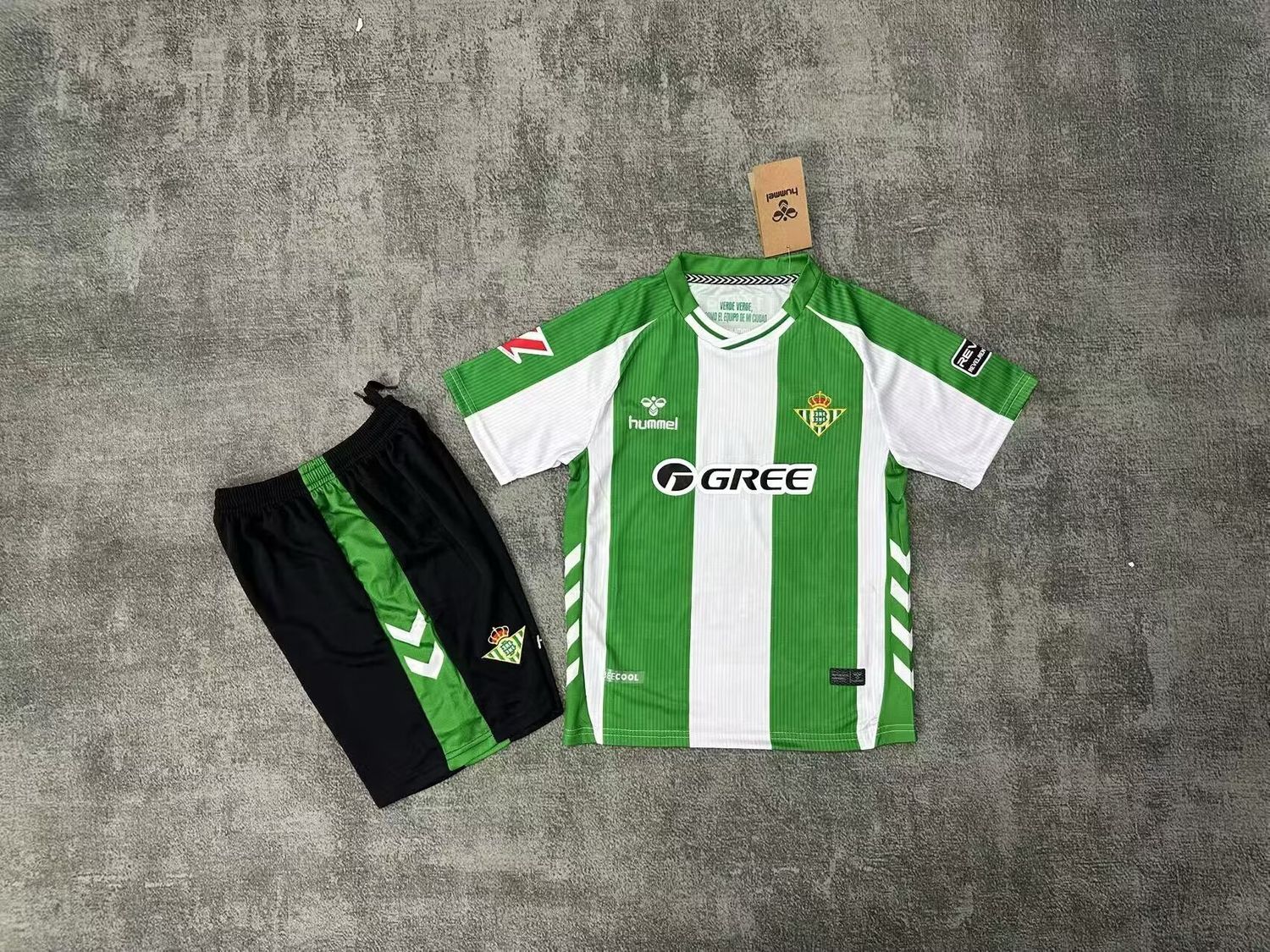 kit Camisa  Real Betis infantil 2025-2026  home