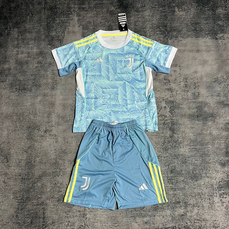 Kit Infantil Juventus II 2025/2026 Camisa + Short