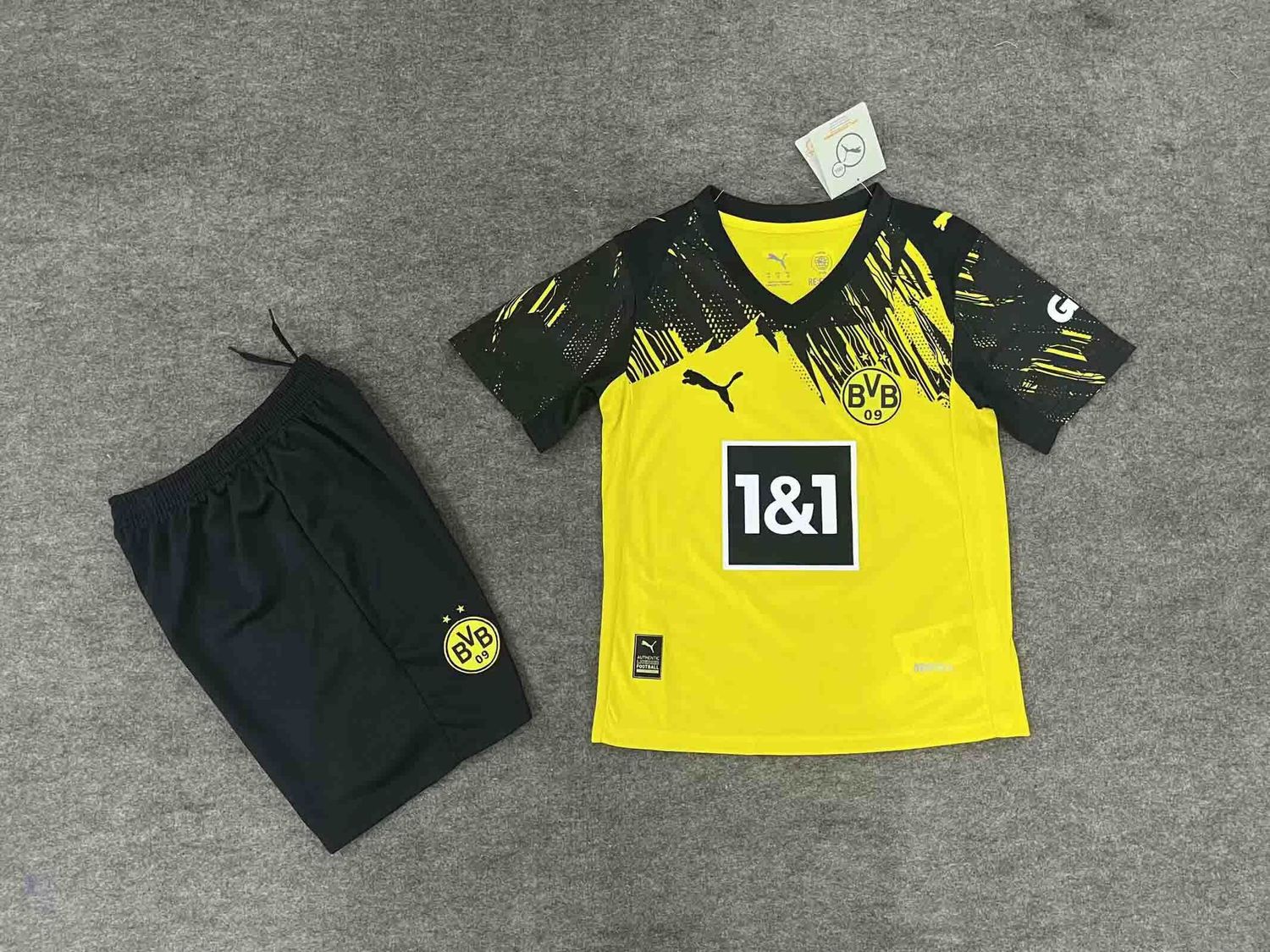 Kit Camisa Infantil Borussia Dortmund Home Puma 2025/2026