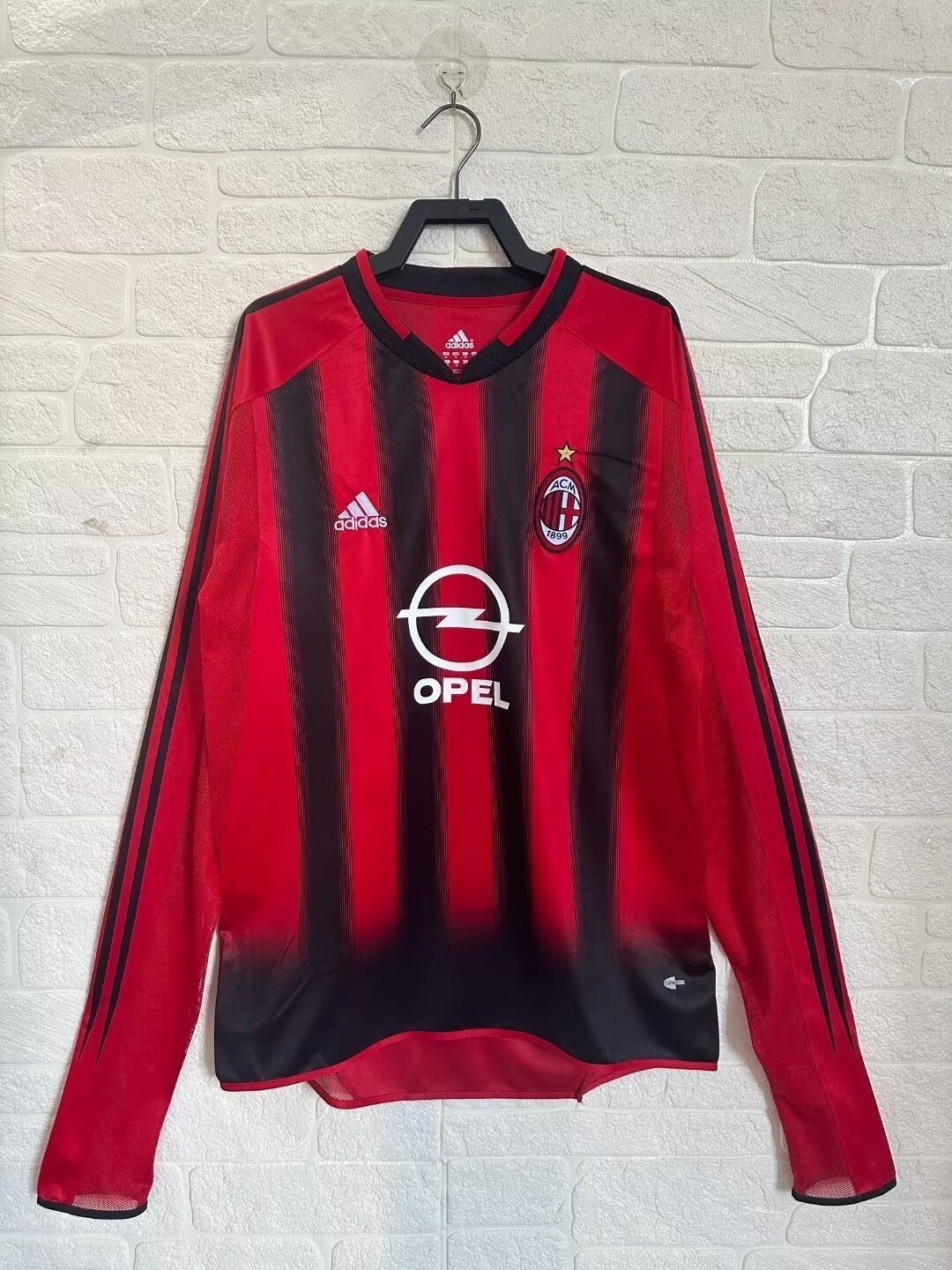 Camisa Milan 2004-2005  Manga Longa