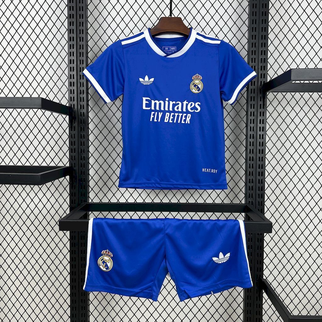 kit Camisa Infantil Real Madrid III 2025/2026