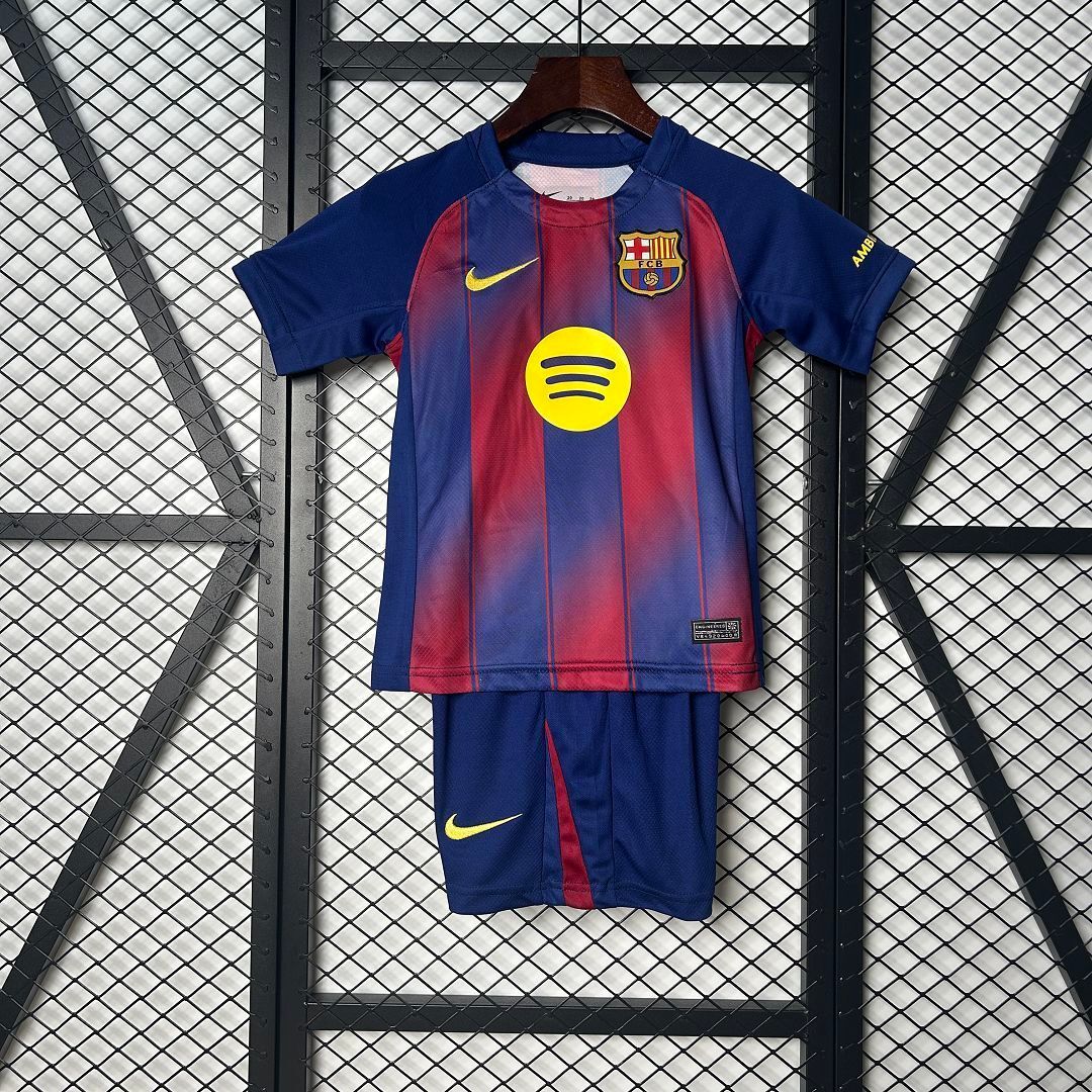 kit Camisa Infantil  Barcelona 2025/2026 Home