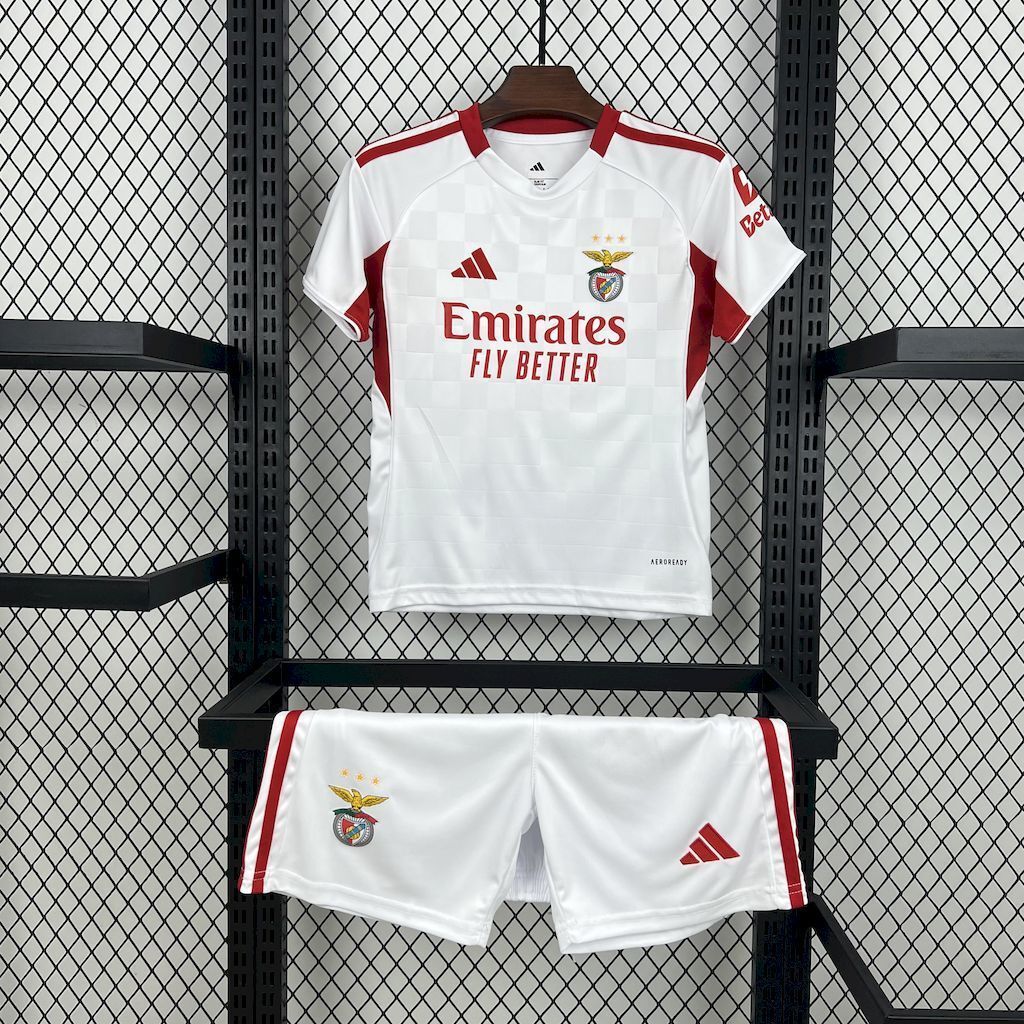Kit Infantil Benfica 2025/2026 Camisa + Short