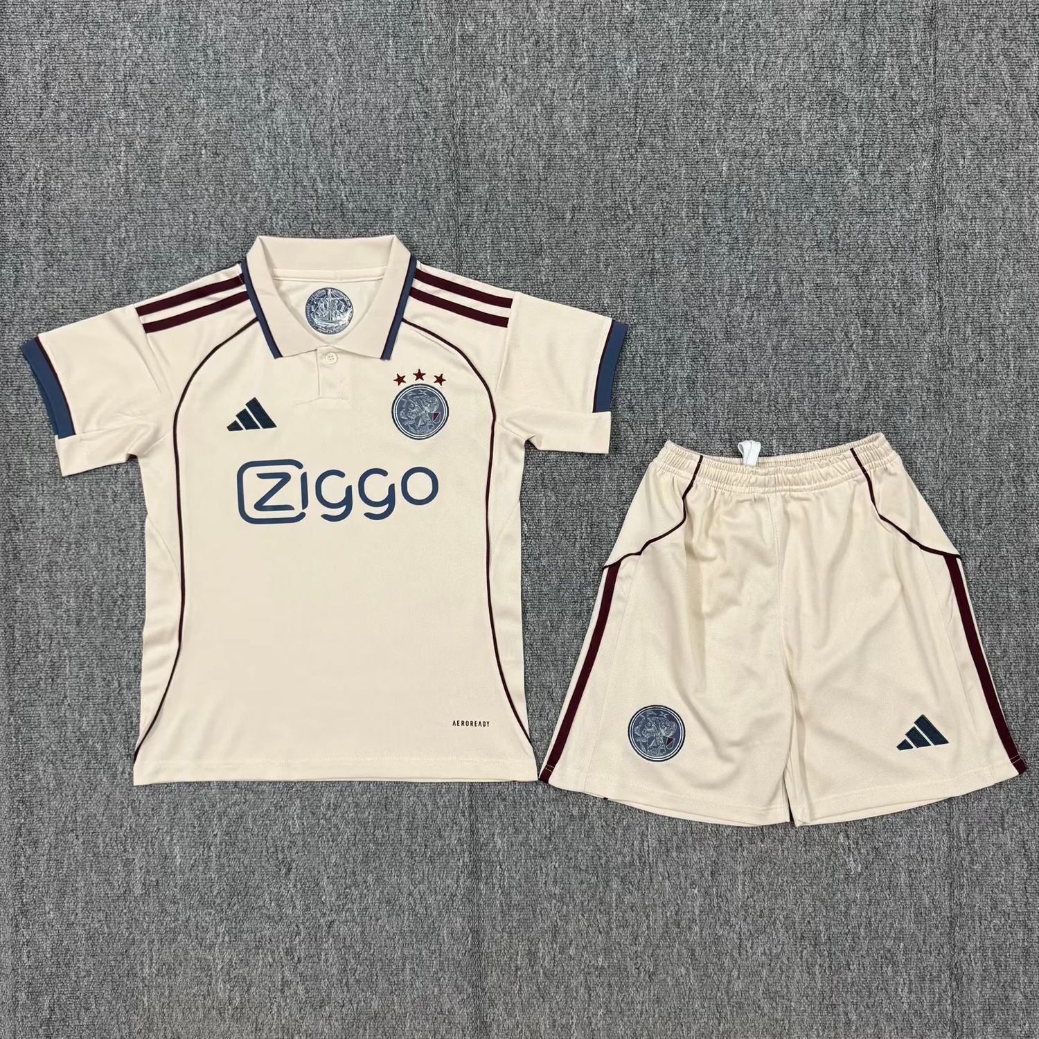 kit Camisa Infantil Ajax 2025/26