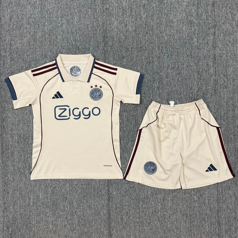 kit Camisa Infantil Ajax 2025/26