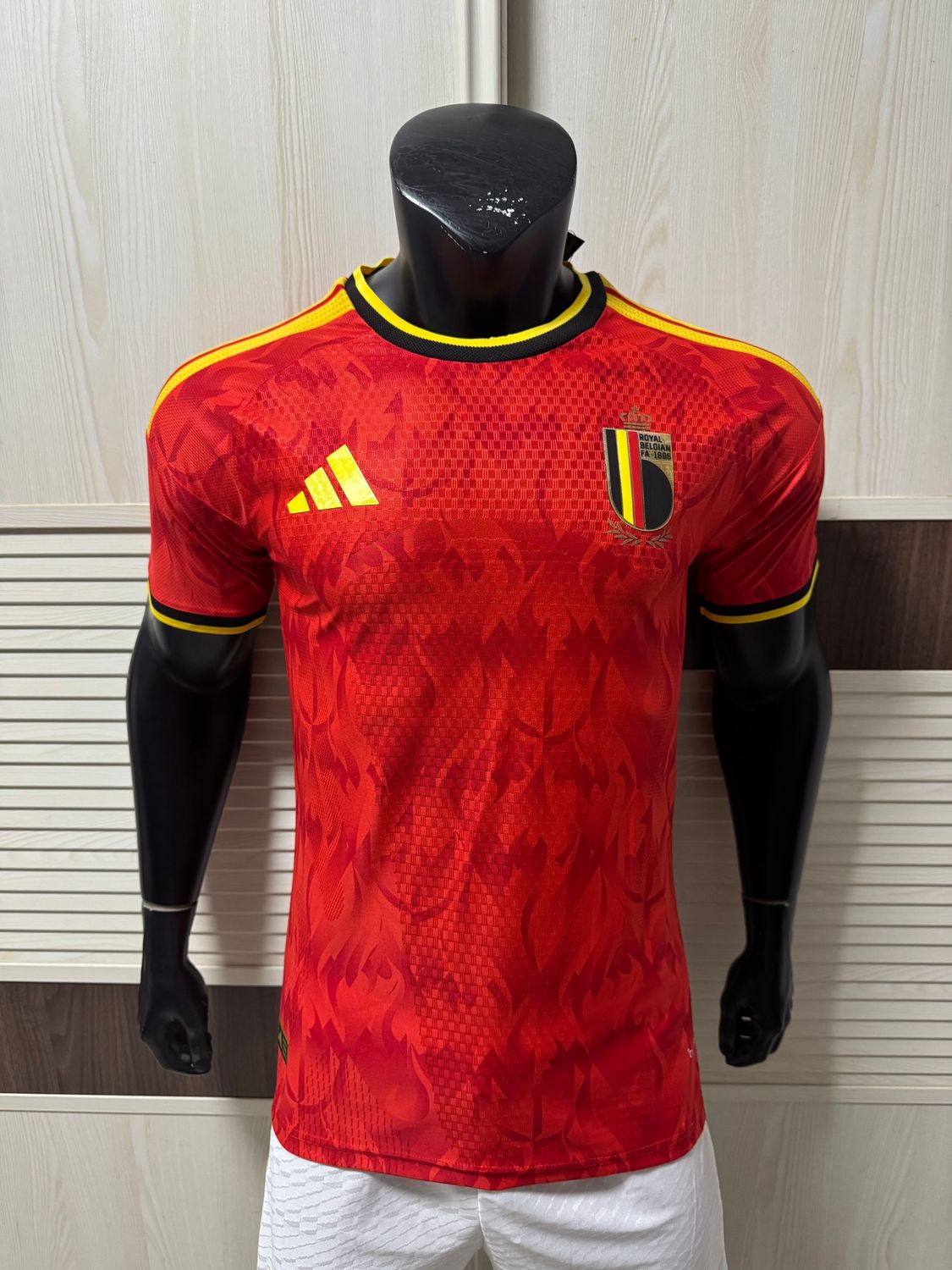 Camisa Bélgica Home 2026 Adidas Jogador Copa do Mundo