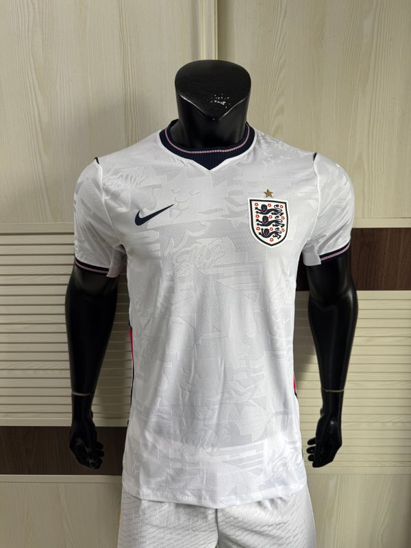 Camisa Seleção Inglaterra Home Jogador Copa do Mundo Camisa Seleção Inglaterra Home Jogador Copa do Mundo