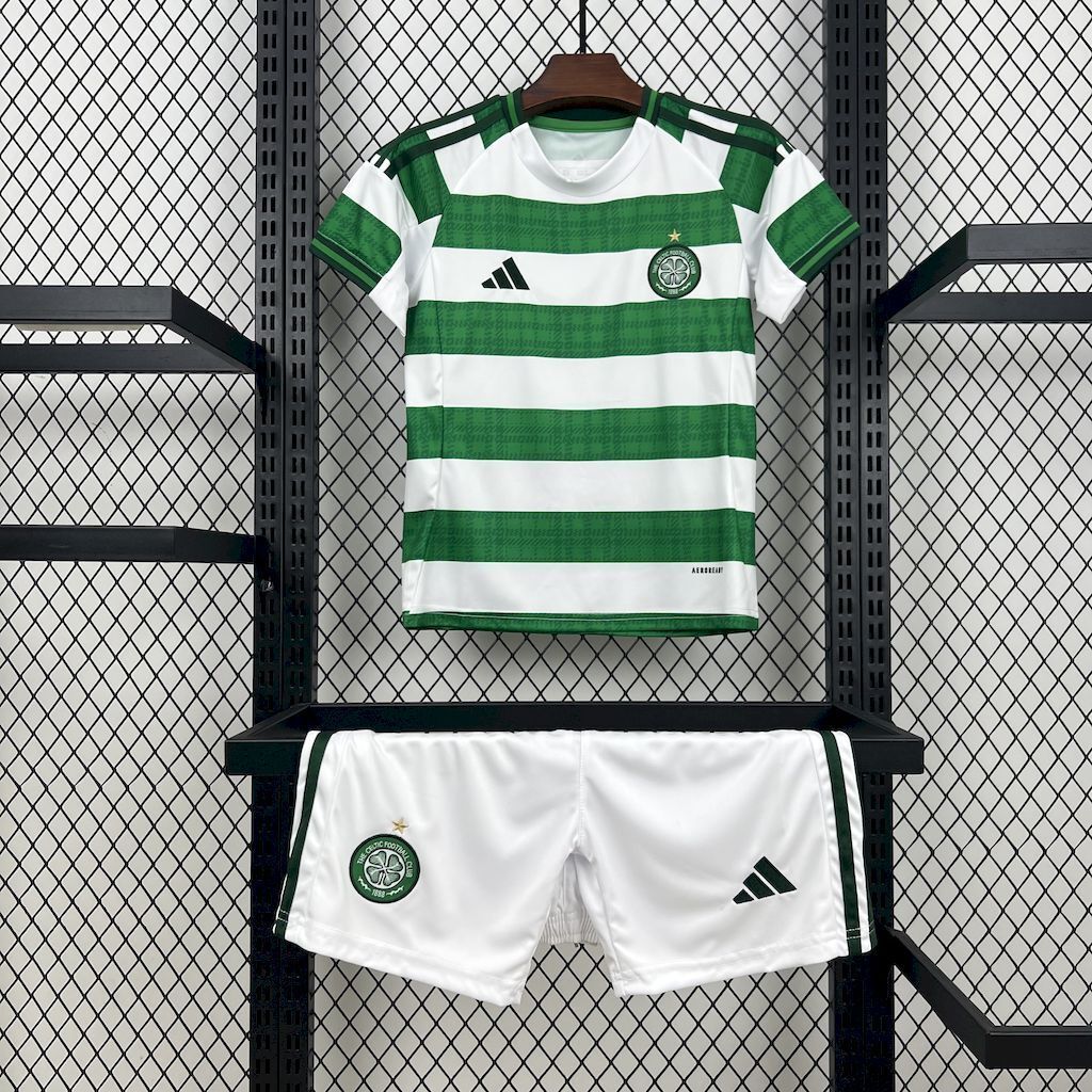 kit Camisa Infantil Celtic Home  2025/2026