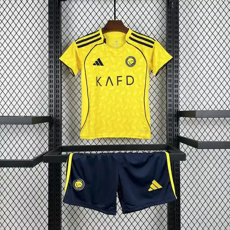 Kit Infantil Al-Nassr  2025/2026 Camisa + Short