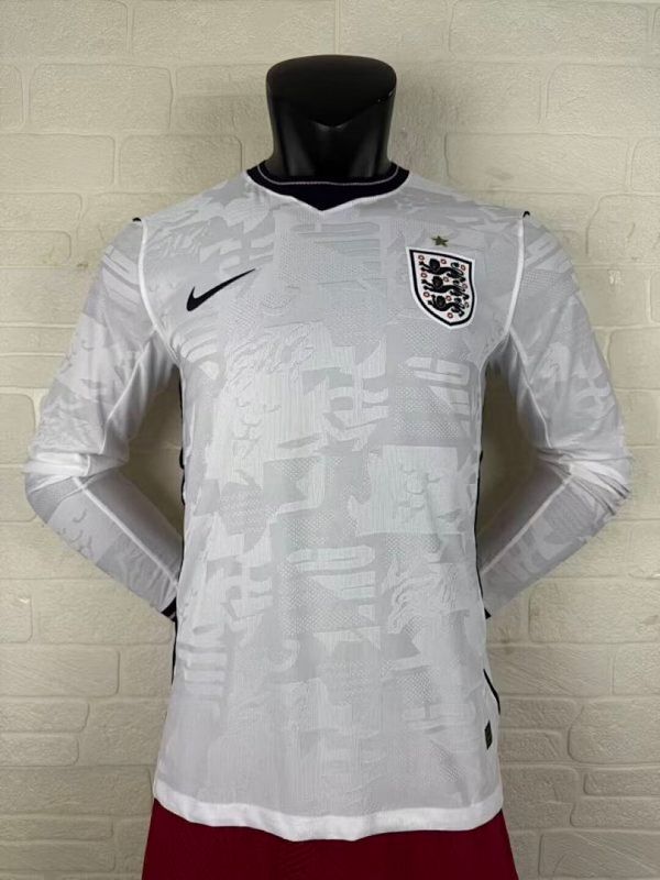 Camisa Seleção Inglaterra 2026 Home Manga Longa Jogador Camisa Seleção Inglaterra 2026 Home Manga Longa Jogador