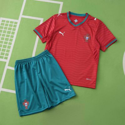 kit Camisa Seleção Portugal Home 2026 Infantil Copa do Mundo kit Camisa Seleção Portugal Home 2026 Infantil Copa do Mundo