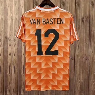 Camisa Holanda Retrô 1988 - Van Basten 12