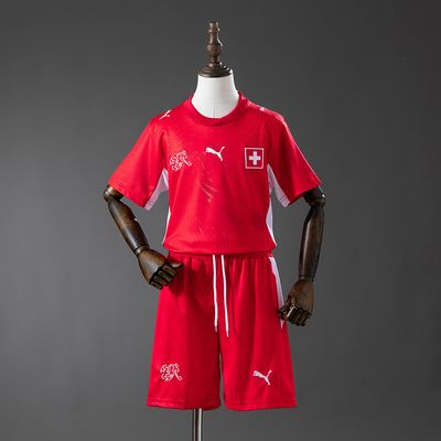 Kit Camisa Infantil Suíça 2026/2027 + Short Kit Camisa Infantil Suíça 2026/2027 + Short