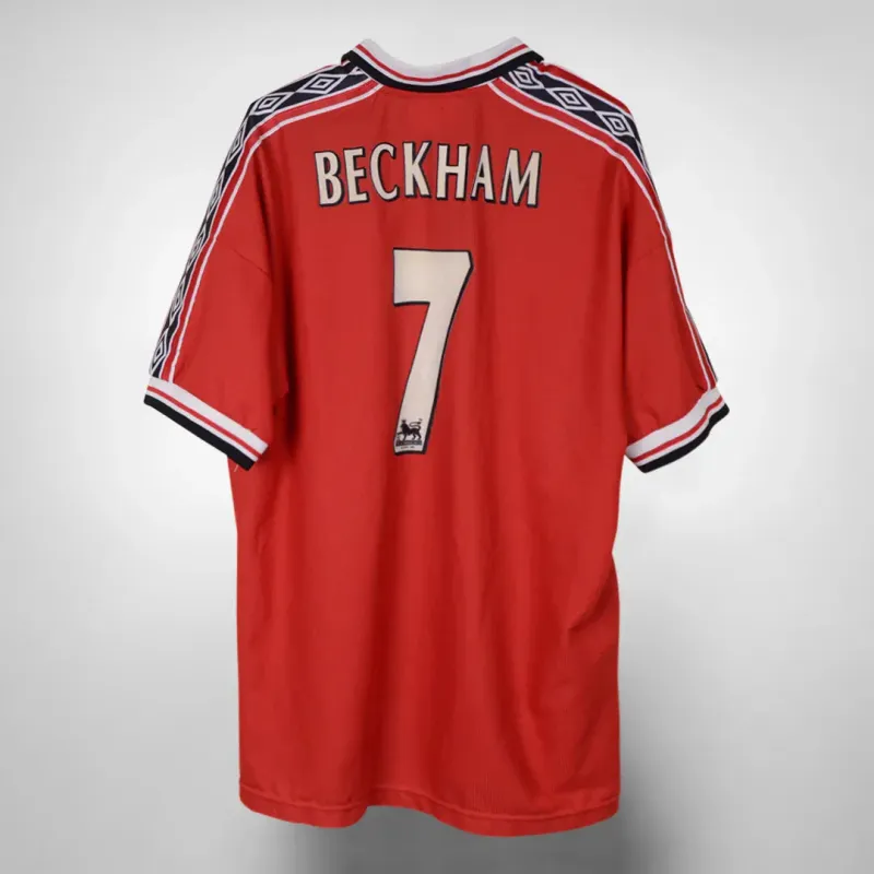 Camisa Manchester United 1998/99 #7 David Beckham