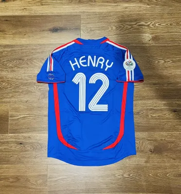 Camisa Seleção França 2006- Retrô Henry 12 Camisa Seleção França 2006- Retrô Henry 12