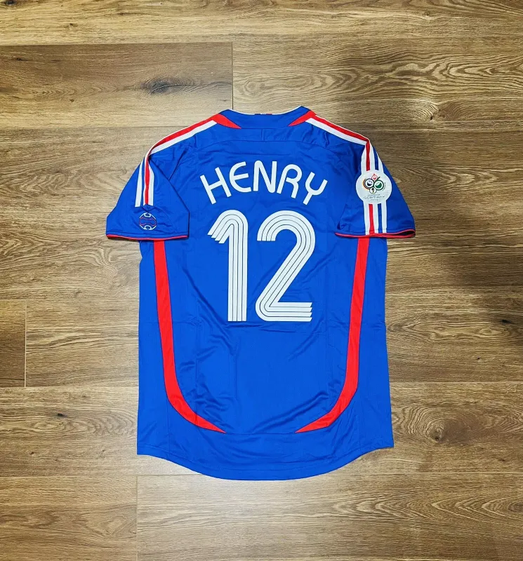 Camisa Seleção França 2006- Retrô Henry  12