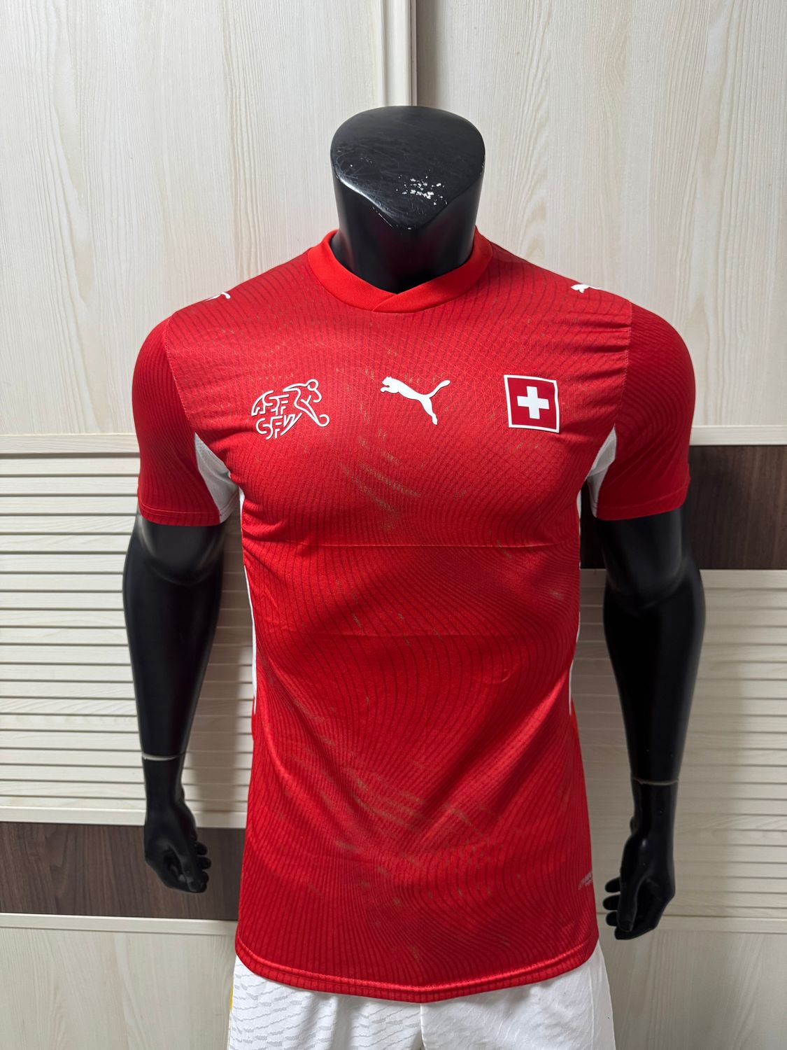 Camisa Seleção Suíça Home  2026 Versão Jogador  Copa do Mundo