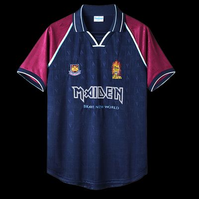 Camisa West Ham Retro 1999 -2001 versão Iron Maiden #7