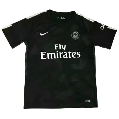 Camisa Retrô PSG Terceira 17/18 Torcedor Masculina - Preto