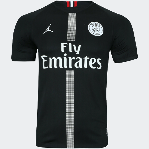Camisa Paris Saint-Germain – Jordan Preta 18/19 Camisa Paris Saint-Germain – Jordan Preta 18/19