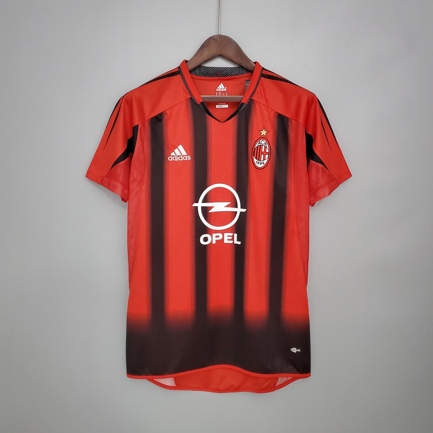 Camisa Milan 2004-2005 Adidas Camisa Milan 2004-2005 Adidas