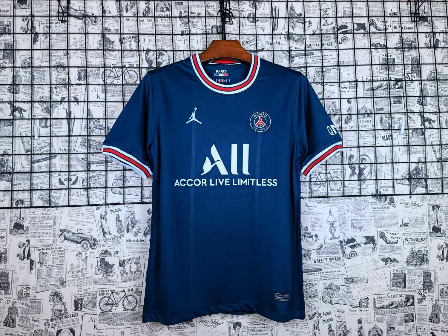Camisa PSG 2021-2022 Jordan Torcedor Pronta entrega Camisa PSG 2021-2022 Jordan Torcedor Pronta entrega