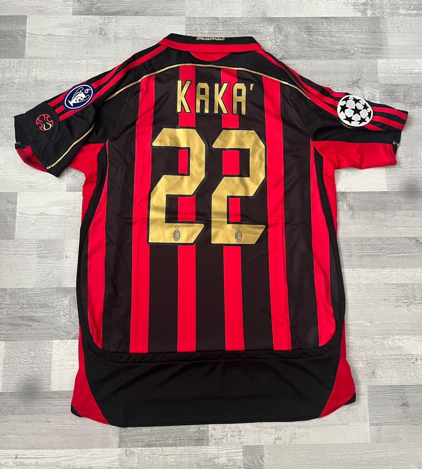 【期間限定】AC Milan 06-07ユニフォーム　Kaká 22 Camisa AC Milan 2006/07 - Kaká #22 - Final Champions League