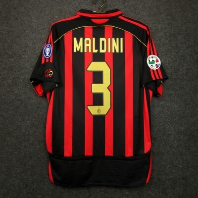 Camisa  AC Milan 06/07 MALDINI com patch