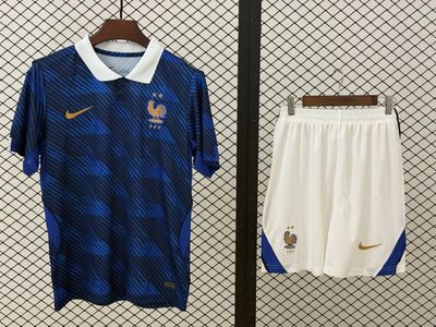 kit Camisa Seleção França 2026/27 Infantil Copa do Mundo