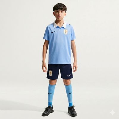 Kit Camisa  Infantil Uruguai 2026/2027 + Short