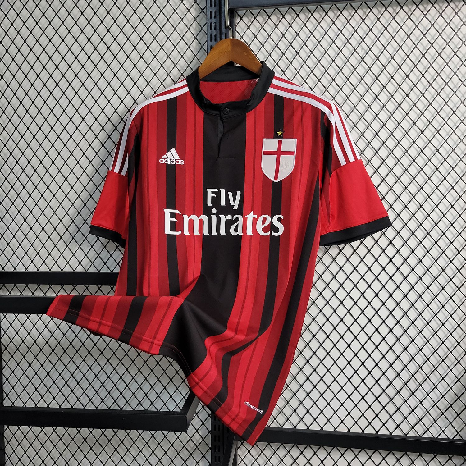 Camisa AC Milan 2014-2015 Retrô Camisa AC Milan 2014-2015 Retrô