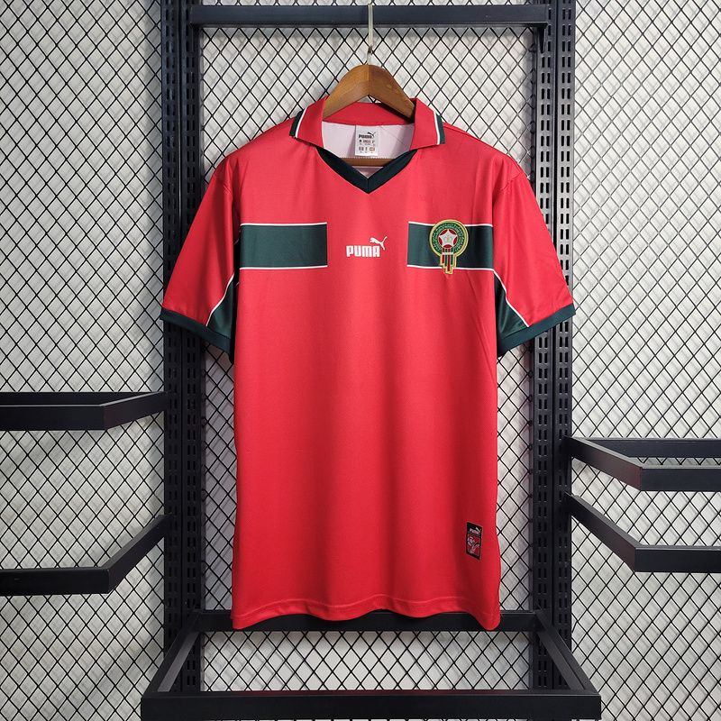 Camisa Marrocos 1998 Retrô Camisa Marrocos 1998 Retrô