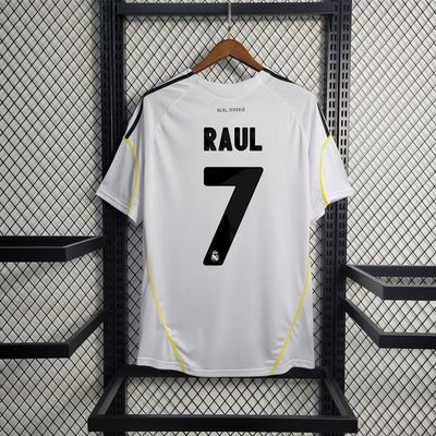 Camisa Retrô Real Madrid 2009-2010 RAUL Camisa Retrô Real Madrid 2009-2010 RAUL