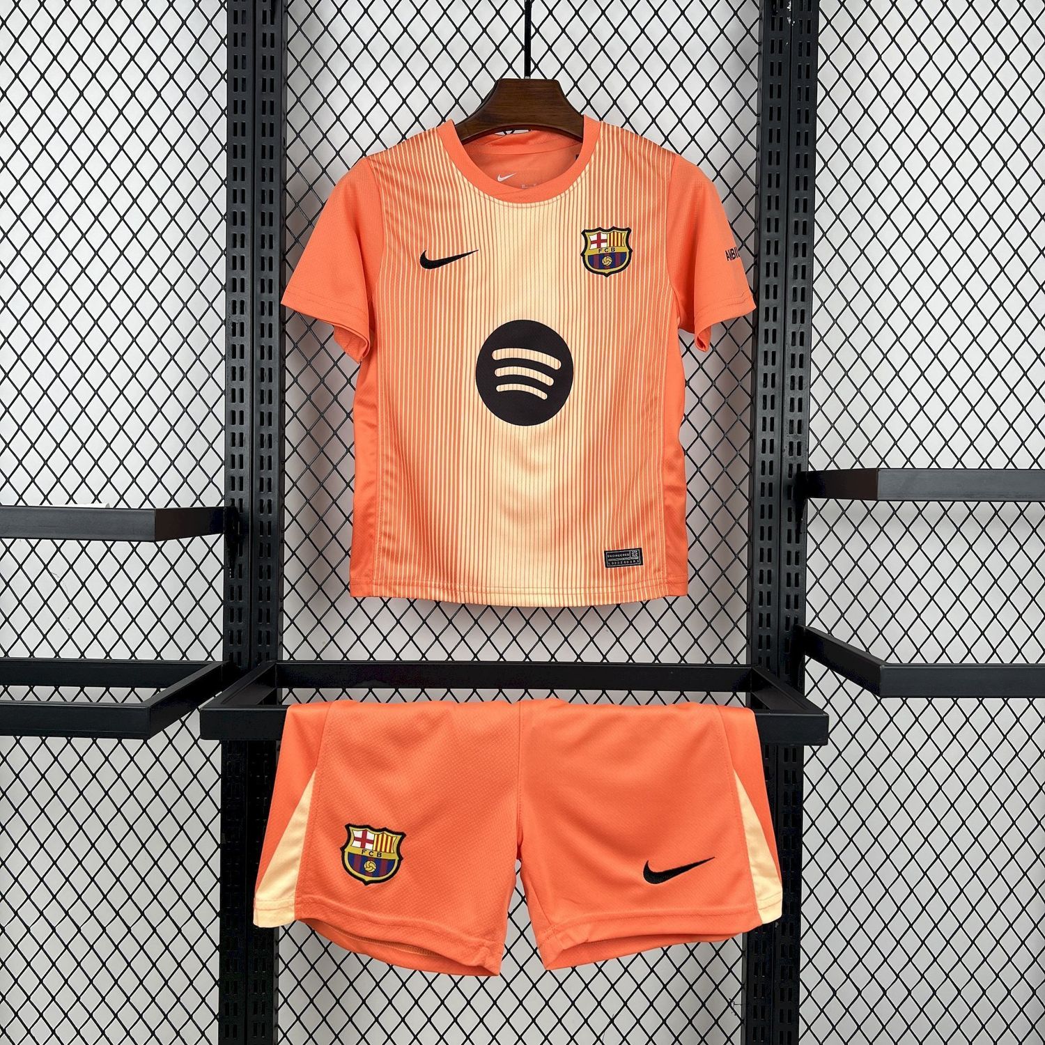kit Camisa Infantil Barcelona 2025/2026 Goleiro kit Camisa Infantil Barcelona 2025/2026 Goleiro