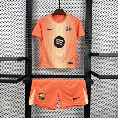 kit Camisa Infantil Barcelona 2025/2026 Goleiro