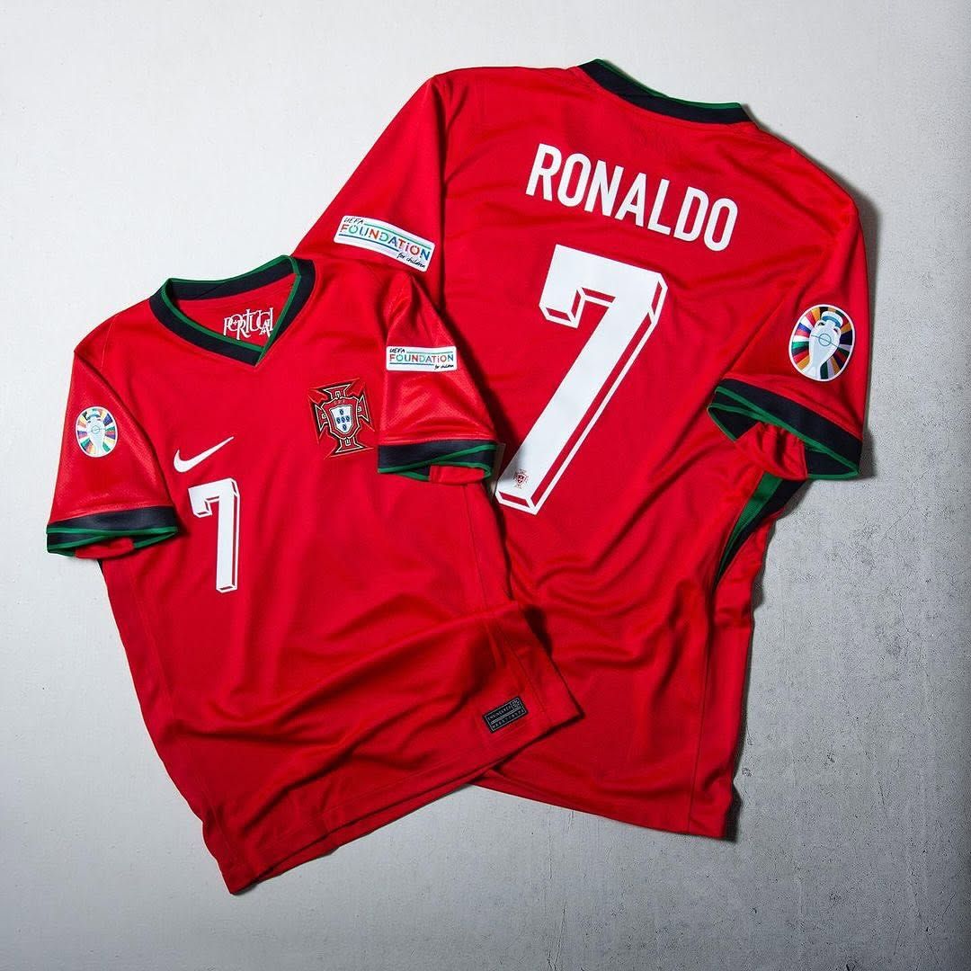 Camisa Portugal I Home 2024/2025 Patch - Ronaldo 7