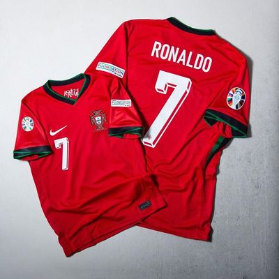 Camisa Portugal I Home 2024/2025 Patch - Ronaldo 7