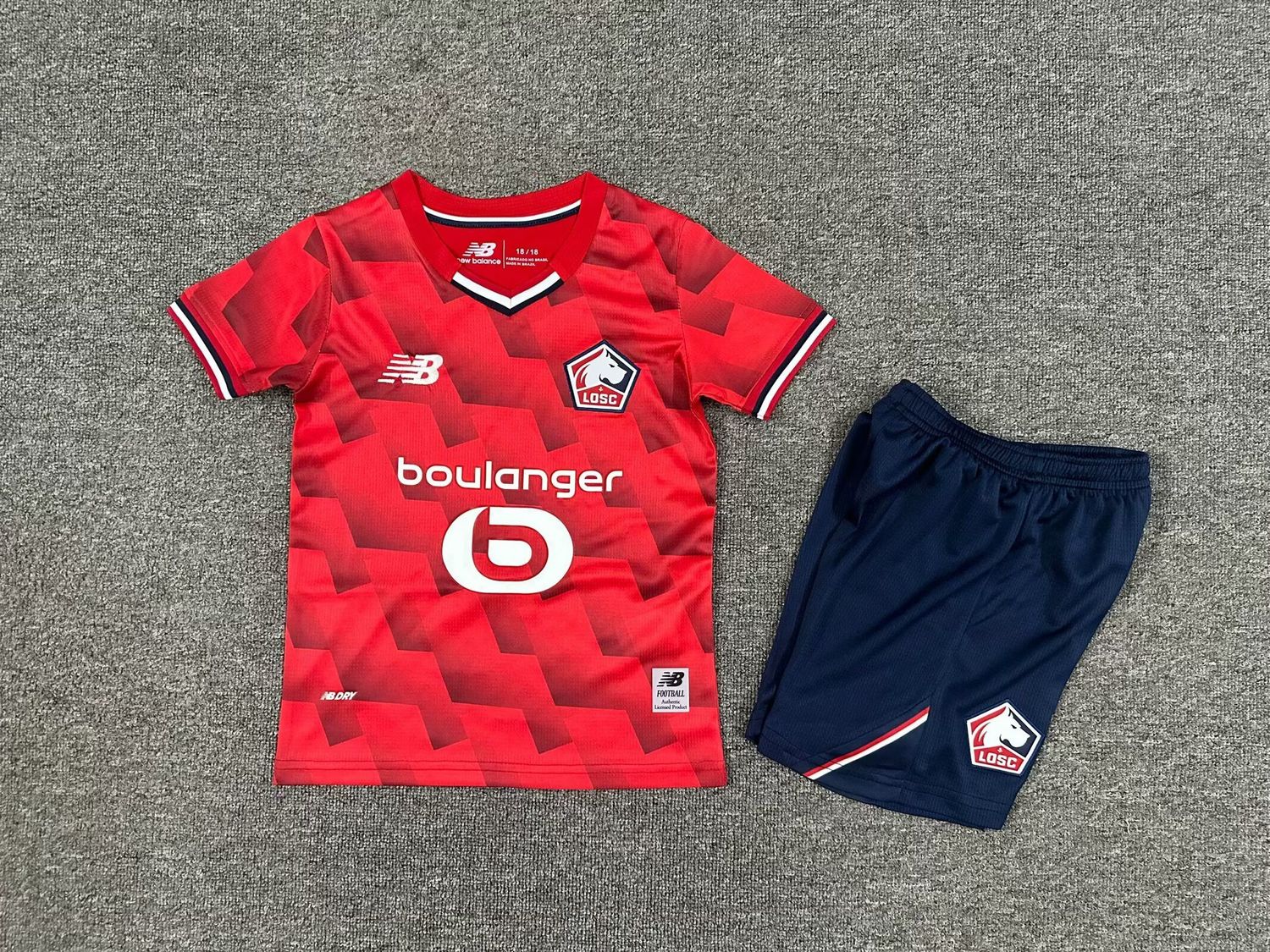 kit Camisa Infantil LOSC Lille 2025/26 Home