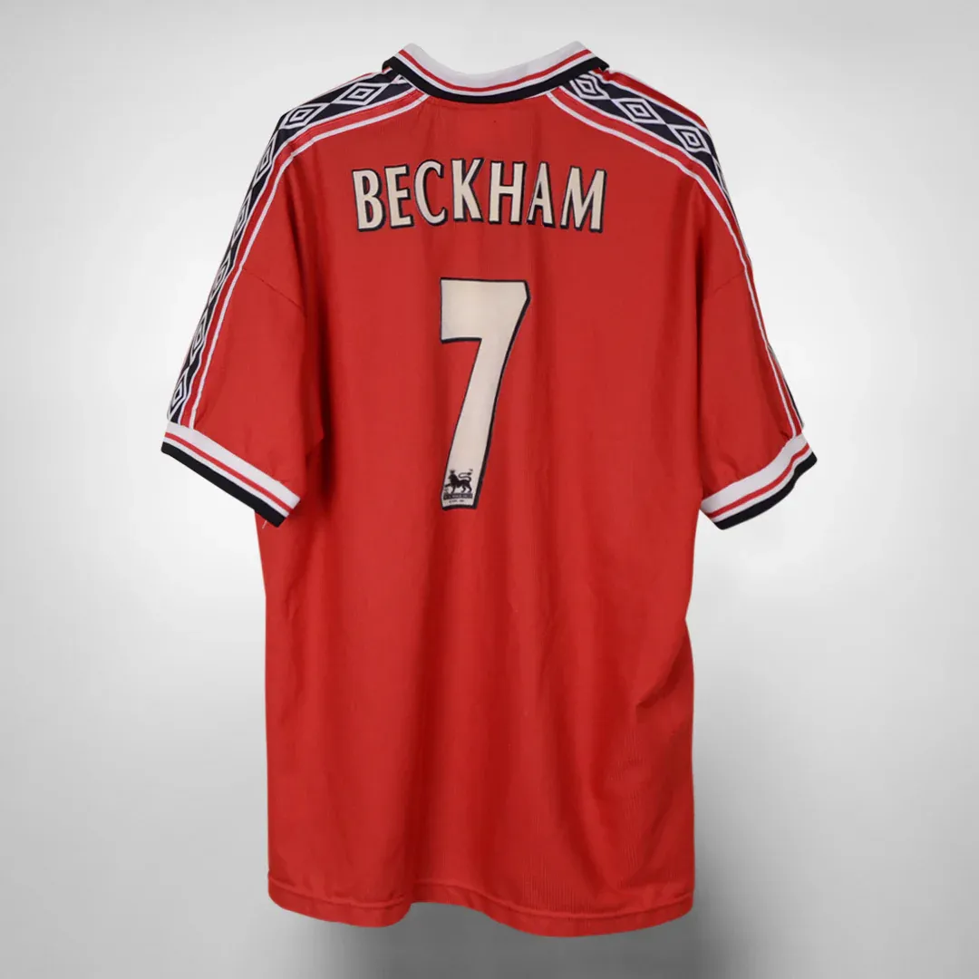 Camisa Manchester United 1998/99 #7 David Beckham Camisa Manchester United 1998/99 #7 David Beckham