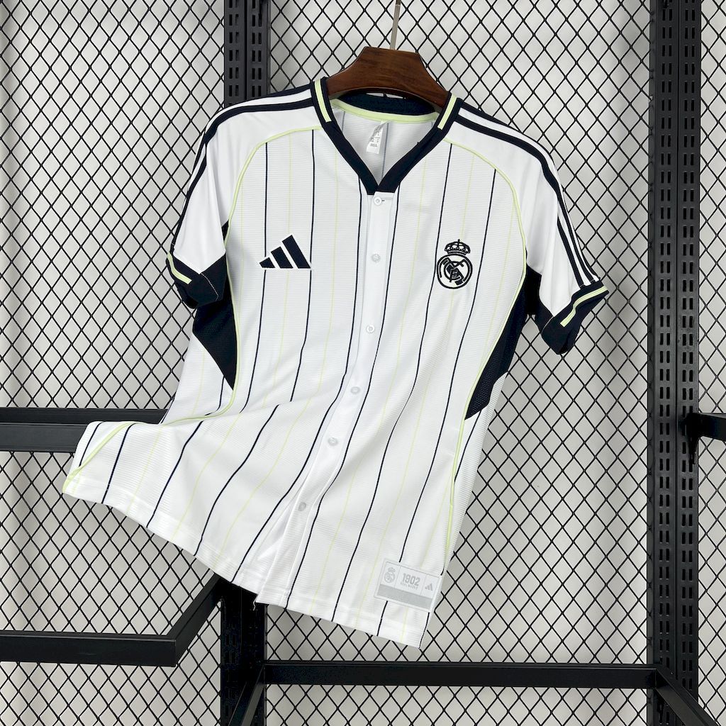 Camisa Real Madrid 2025/2026 Baseball Camisa Real Madrid 2025/2026 Baseball