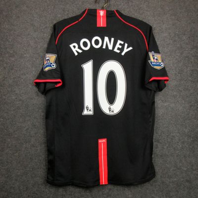 Camisa Manchester United Home 2007/08 Rooney Patch Camisa Manchester United Home 2007/08 Rooney Patch